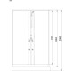 Dušas kabīne Duschy 90x90x200cm, 6301