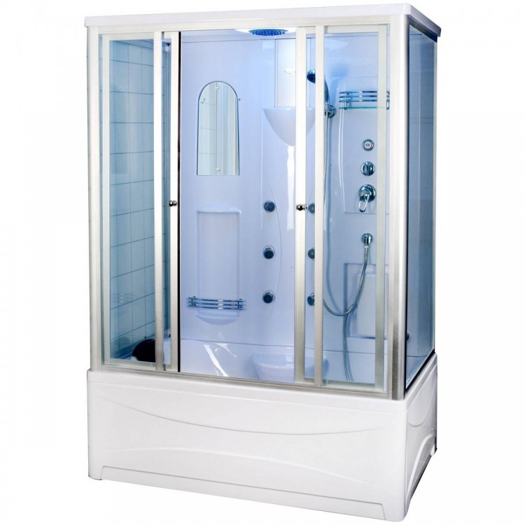 Masāžas dušas kabīne Duschy 150x92x217cm 5043