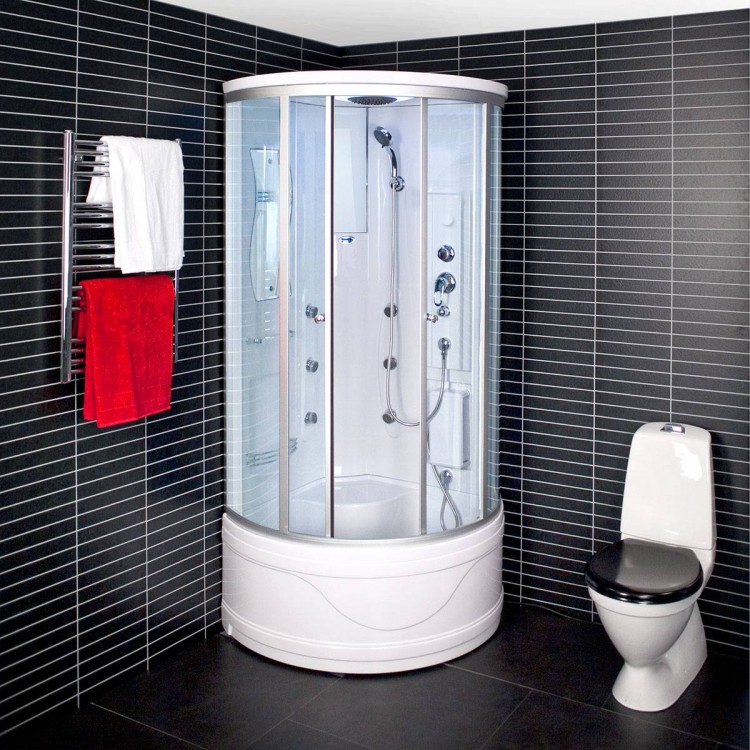 Masāžas dušas kabīne Duschy 92x92x217cm 6004