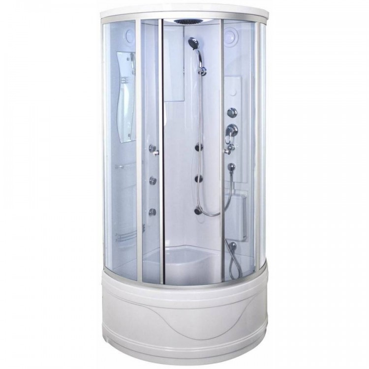 Masāžas dušas kabīne Duschy 92x92x217cm 6004