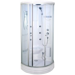 Masāžas dušas kabīne Duschy 92x92x217cm 6005