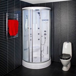 Masāžas dušas kabīne Duschy 92x92x217cm 6005