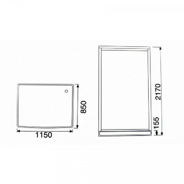 Masāžas dušas kabīne Duschy 115x85x217cm 6030