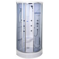 Tvaika dušas kabīne Duschy 92x92x217cm 6106