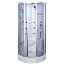 Tvaika dušas kabīne Duschy 92x92x217cm 6106