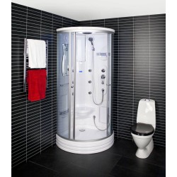 Tvaika dušas kabīne Duschy 92x92x217cm 6106