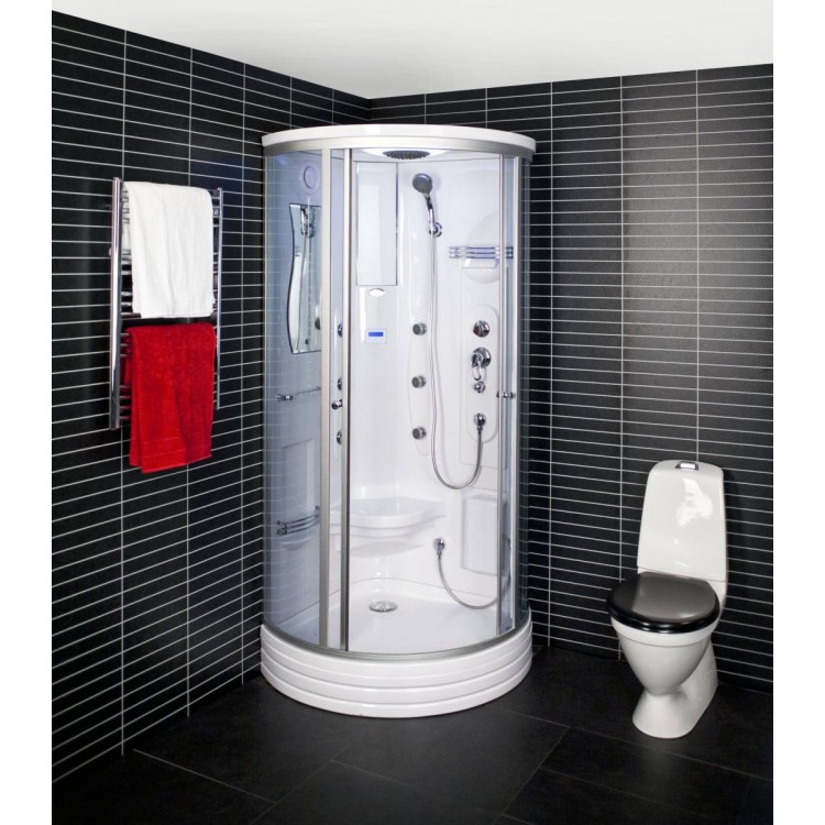 Tvaika dušas kabīne Duschy 92x92x217cm 6106
