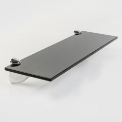 Plaukts Stikla Serviss 40x12 cm, pelēks matēts