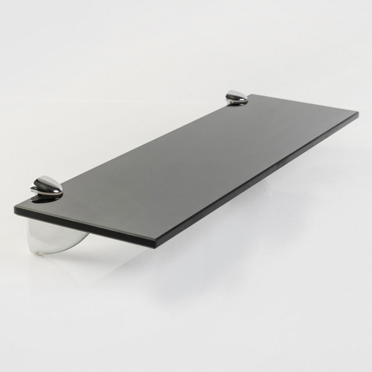 Plaukts Stikla Serviss 50x12 cm, pelēks matēts