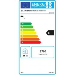 Kombinētais ūdens sildītājs Ariston Pro1 R 120 VTS, 11045