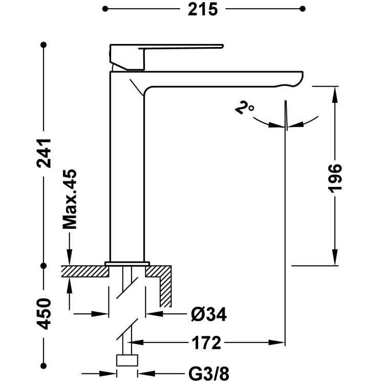 Maisītāju komplekts COLOR MIX TRES, 20077301NA