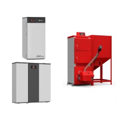 Granulu apkures katli