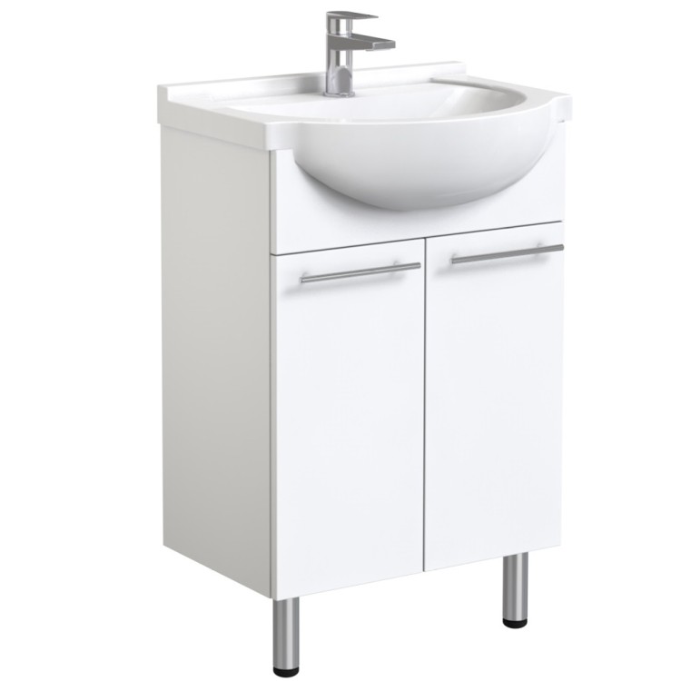 Vannas istabas skapītis izlietnei Ravak SD Lite 1200 , balts