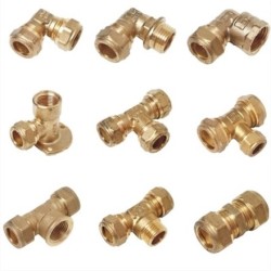 Misiņa kompresijas veidgabali