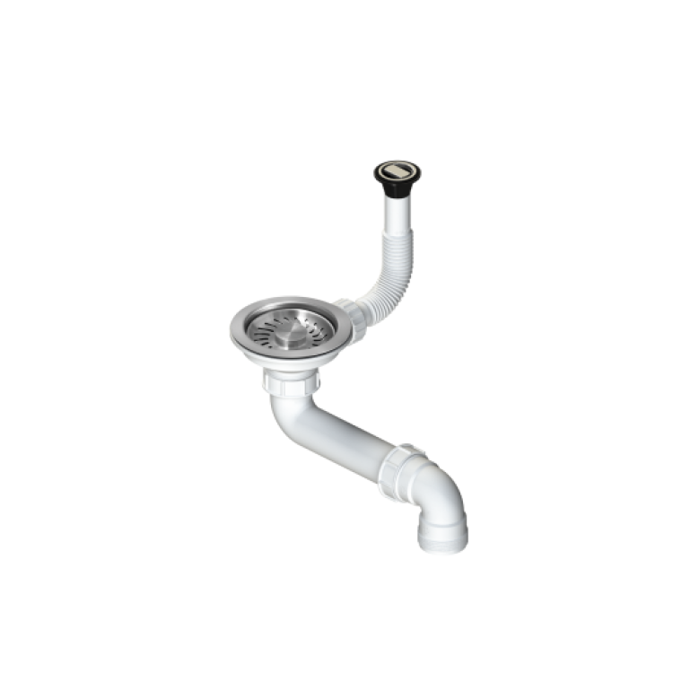 Virtuves izlietne HELIKA QUADRO 560x500 mm, SQU100W-111