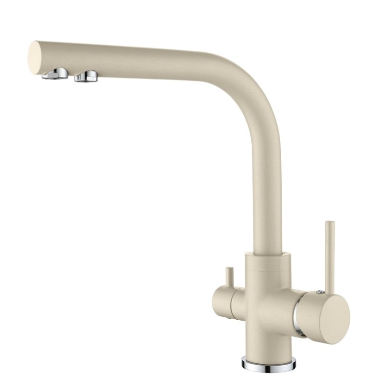 Virtuves izlietnes maisītājs dzeramajam ūdenim Helika Aquaduo, granīta 2663-111