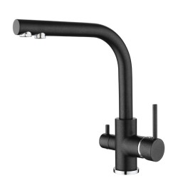 Virtuves izlietnes maisītājs dzeramajam ūdenim Helika Aquaduo, granīta 2663-601