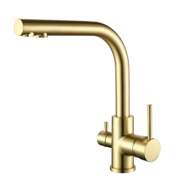 Virtuves izlietnes maisītājs dzeramajam ūdenim Helika Aquaduo,2663-G