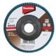 Lameļu slīpdisks 125x22.23mm Metālam Makita D-63797