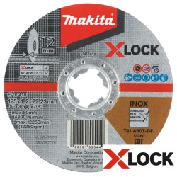 Griezripa 125x22x1.2mm X-LOCK Inox Makita E-00418