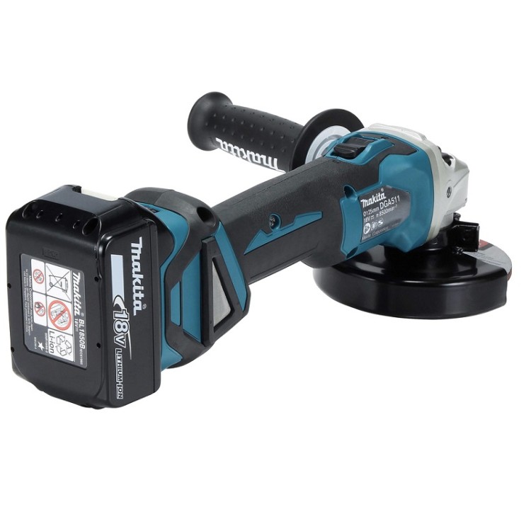 Akumulatora Leņķa slīpmašīna Makita DGA511Z