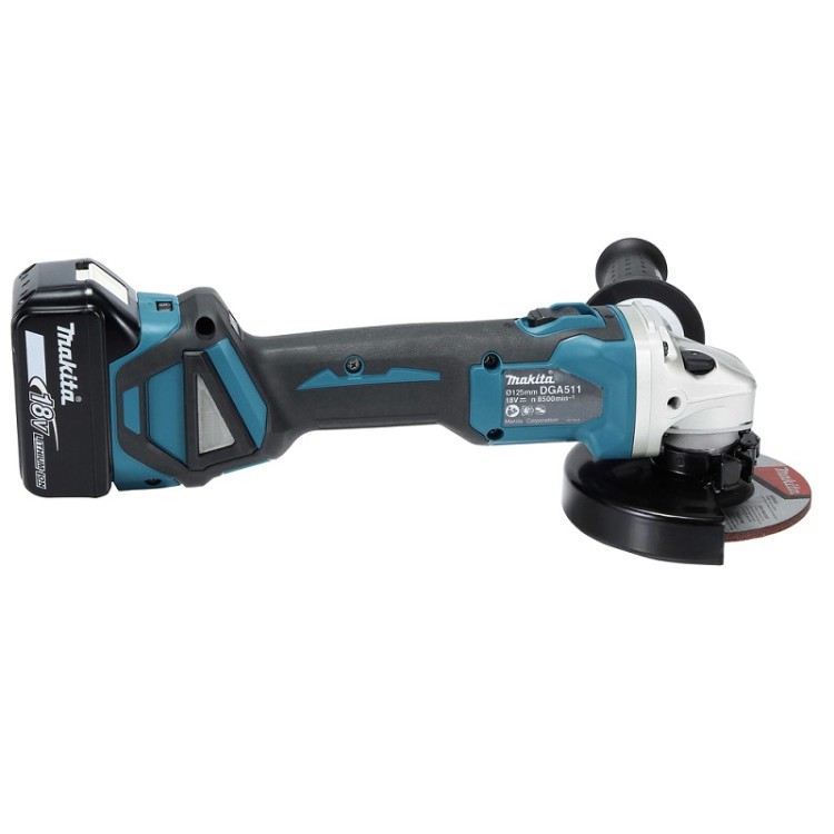 Akumulatora Leņķa slīpmašīna Makita DGA511Z
