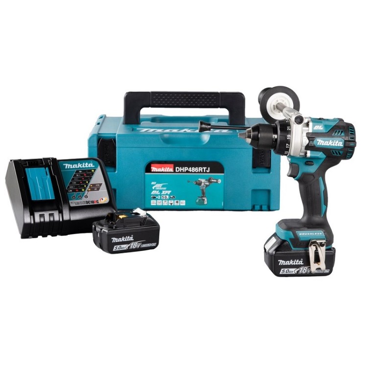 Akumulatora Triecienurbjmašīna Makita DHP486RTJ