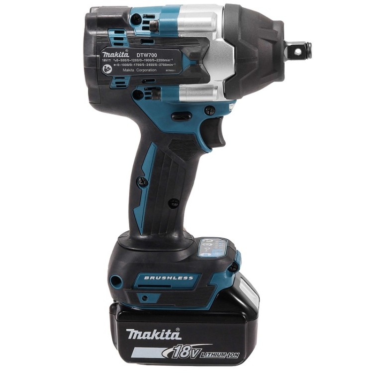 Akumulatora Trieciena uzgriežņu atslēga Makita DTW700Z