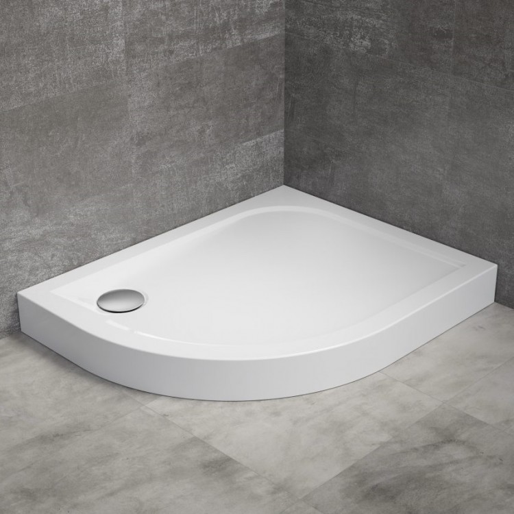 Dušas paliktnis asimetrisks Radaway DELOS E Compact 90x80cm R