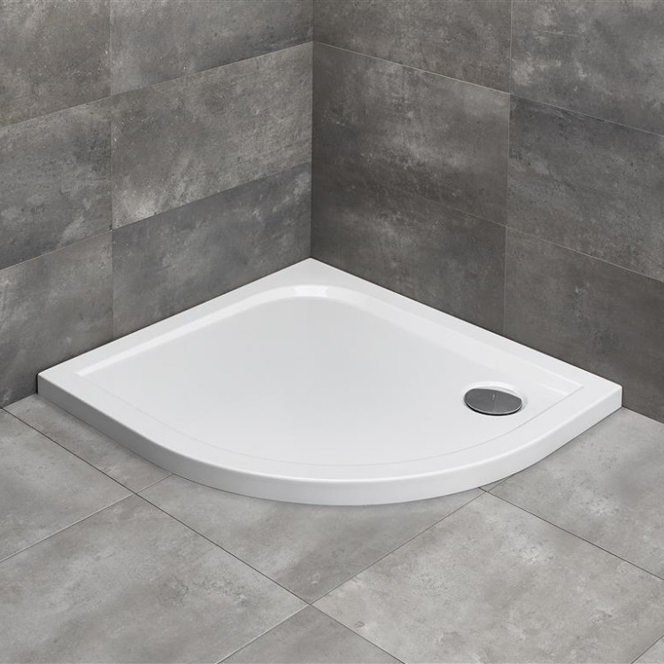 Dušas paliktnis asimetrisks Radaway DELOS E 90x80cm L