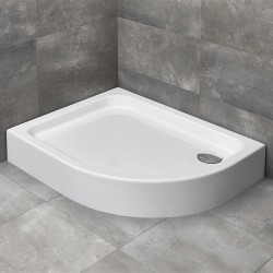 Dušas paliktnis asimetrisks Radaway LAROS E Compact 100x80cm L