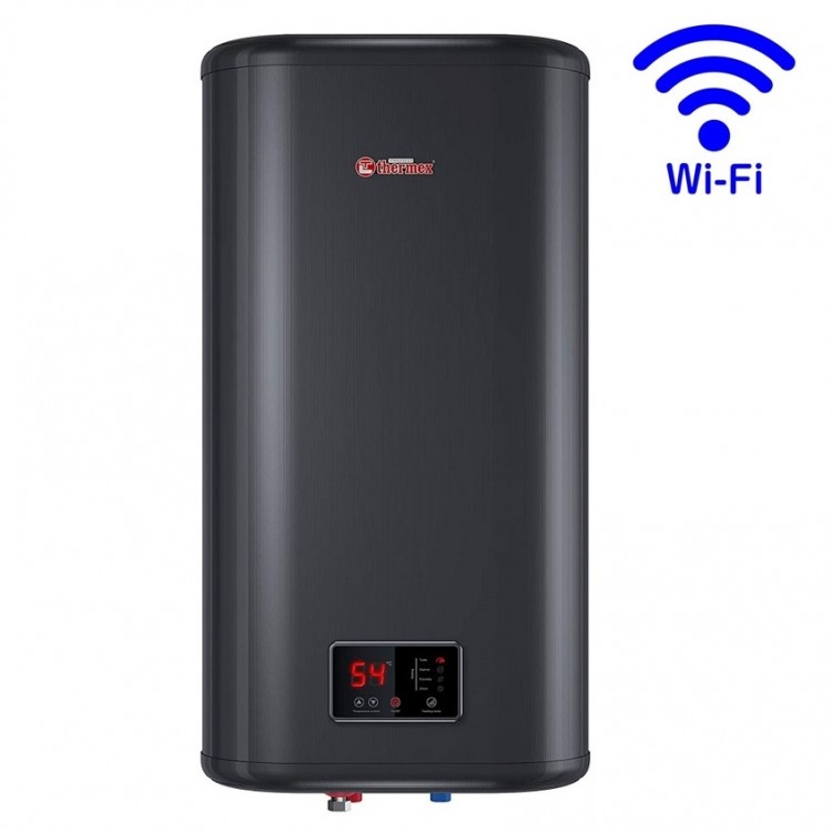 Elektriskais ūdens sildītājs (boileris) Thermex ID 80 V SHADOW WiFi, 80L.