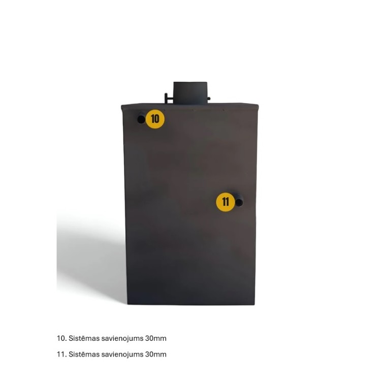 Malkas centrālapkures krāsns Zvezda ALINA 11kW