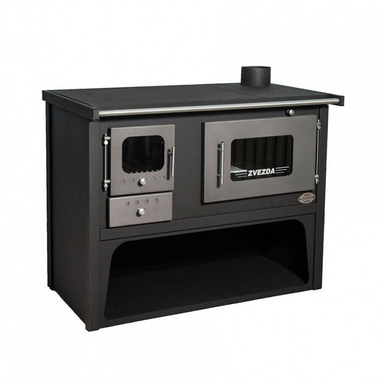 Malkas centrālapkures katls Zvezda ROSSINA ar plītsvirsmu 10kW