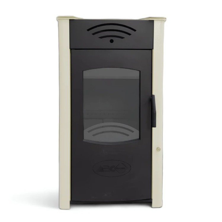 Centrālapkures krāsns Vulkan 24 kW, bēšs