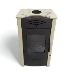 Centrālapkures krāsns Vulkan 24 kW, bēšs