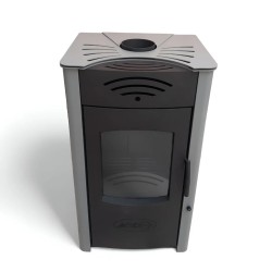 Centrālapkures krāsns Vulkan 24 kW, pelēks