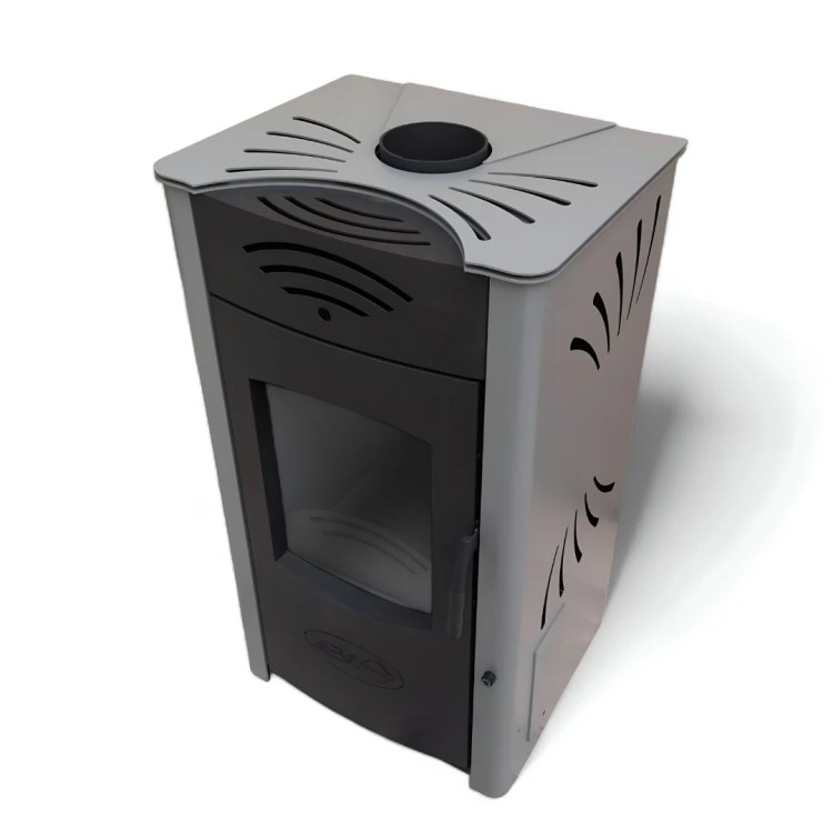 Centrālapkures krāsns Vulkan 24 kW, pelēks