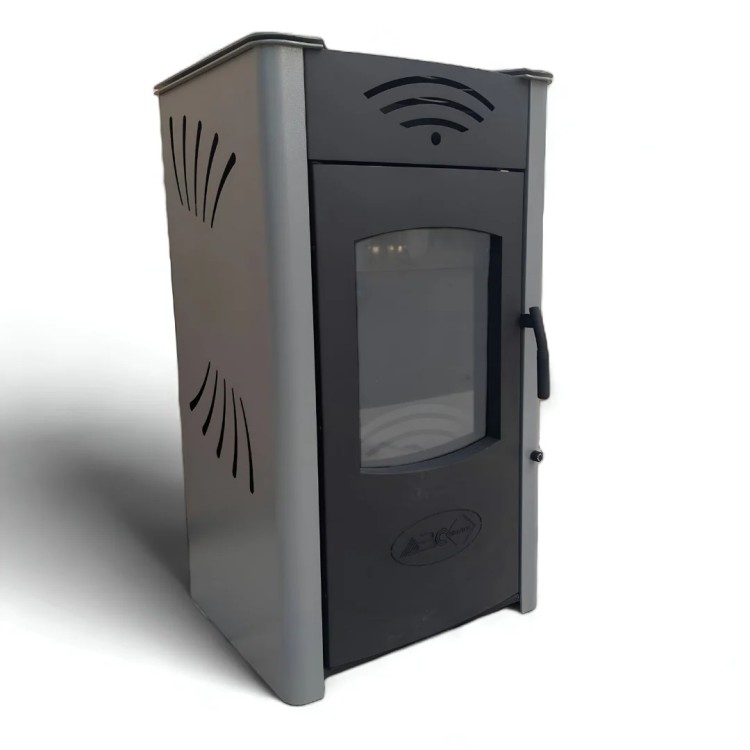 Centrālapkures krāsns Vulkan 24 kW, pelēks