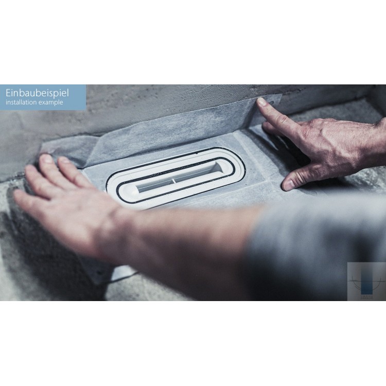 Dušas kanāla reste ACO ShowerDrain S+ Stripe 900mm, 9010.51.02