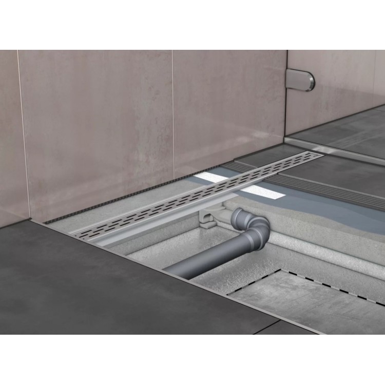 Dušas kanāls ar resti ACO ShowerDrain B 985mm, h-87mm, 9010.78.73