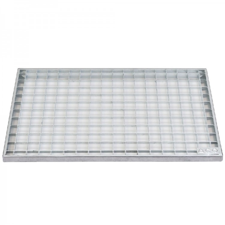 Kājslauķu vanniņas apavu tīrīšanas režģis ACO Varios 30x30mm 600x400 mm