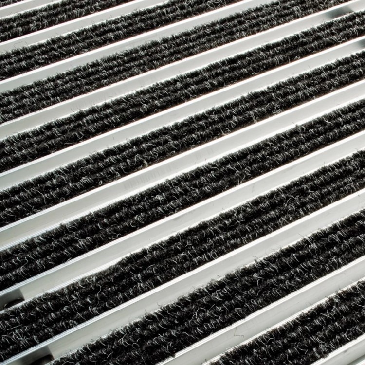 Kājslauķu vanniņas apavu tīrīšanas paklājs ar filca strēmelēm ACO Varios 750x500 mm