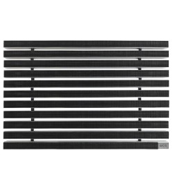 Kājslauķu vanniņas apavu tīrīšanas paklājs ar gumijas strēmelēm ACO Varios 1000x500 mm