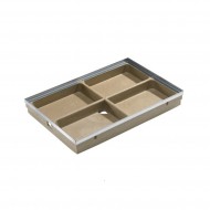 Kājslauķu vanniņa ACO Vario 600x400 mm, polimērbetons