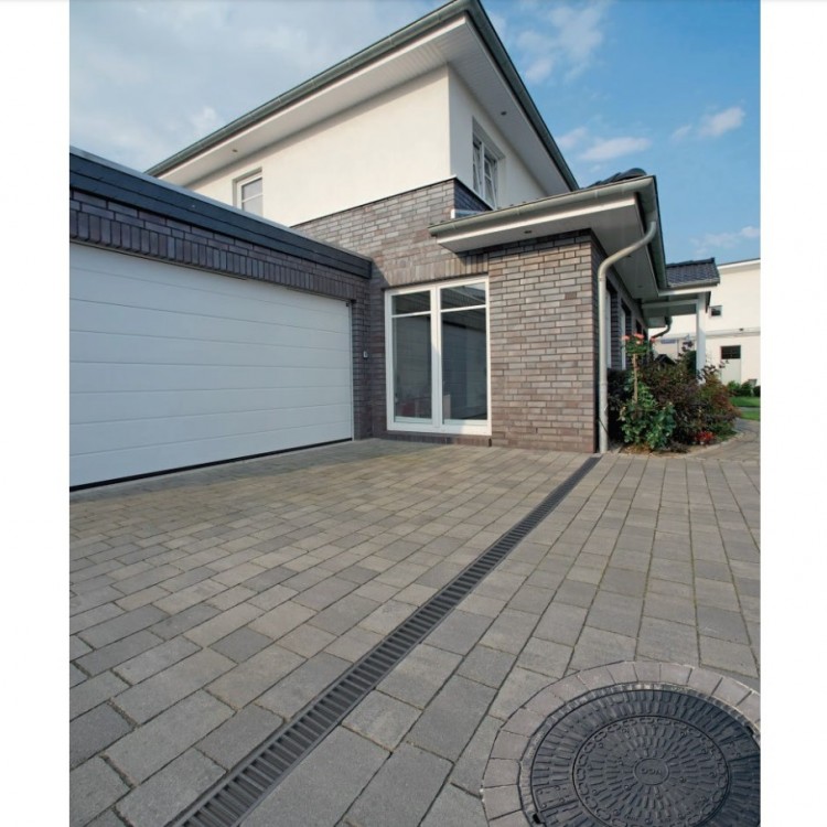 Kanāls ar cinkotā tērauda režģi ACO Hexaline 1000mm, A15