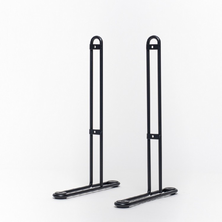 Kājas stiprināšanai uz grīdas Adax P, 914220, melnas