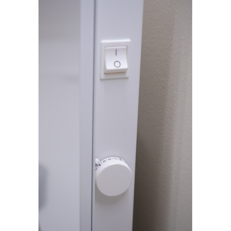 Mitrumizturīgs elektriskais radiators ADAX VP12 500W ar Bluetooth termostatu