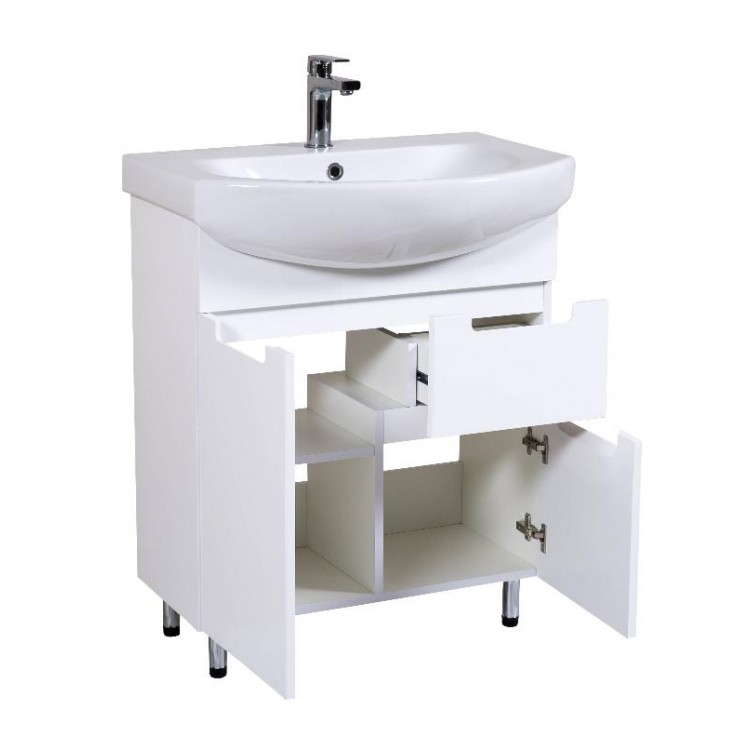 Vannas istabas skapītis ar izlietni Akvarodos KVADRO 70cm, 936KV70