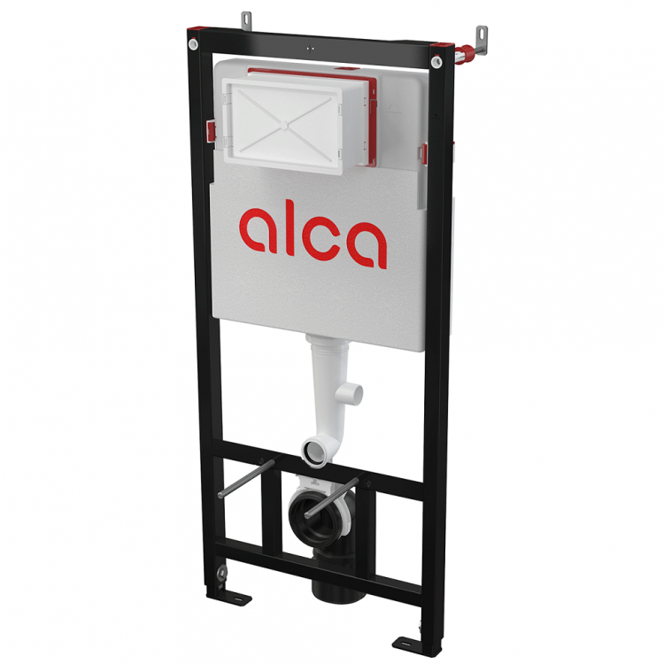 Komplekts Jika Norma+Alcadrain rāmis ar hromētu pogu